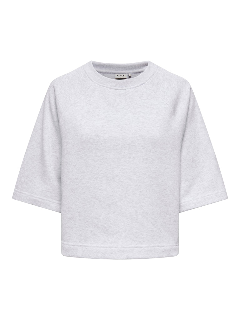 Light grey melange Sweaters - Onldasie 3/4 O-Neck Raglan Sweater Top van Only
