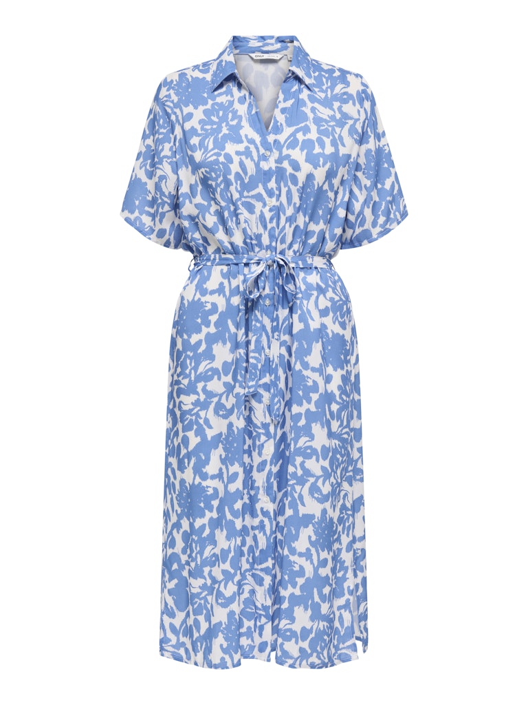 Cloud dancer Jurken - Onlyasmin S/S Shirt Dress van Only