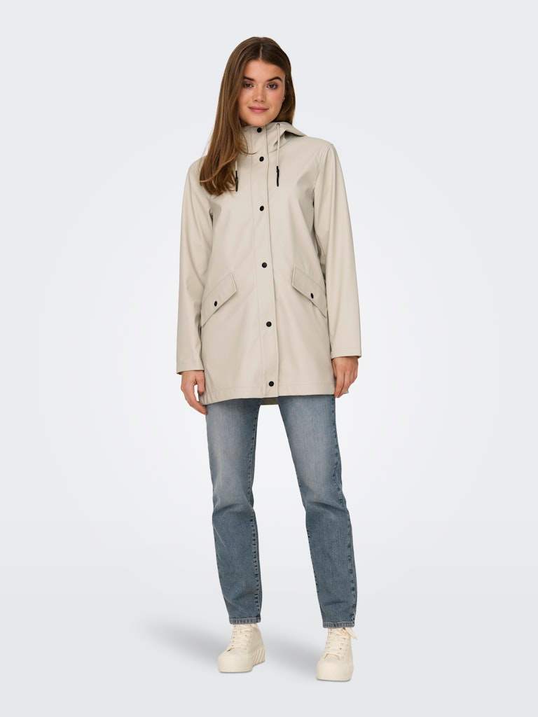 Jassen - Onlelisa Raincoat Silver Lining Noos van Only