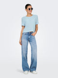 Tops - Onlsunny S/S Pullover Knit Noos blue van Only