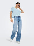 Tops - Onlsunny S/S Pullover Knit Noos blue van Only