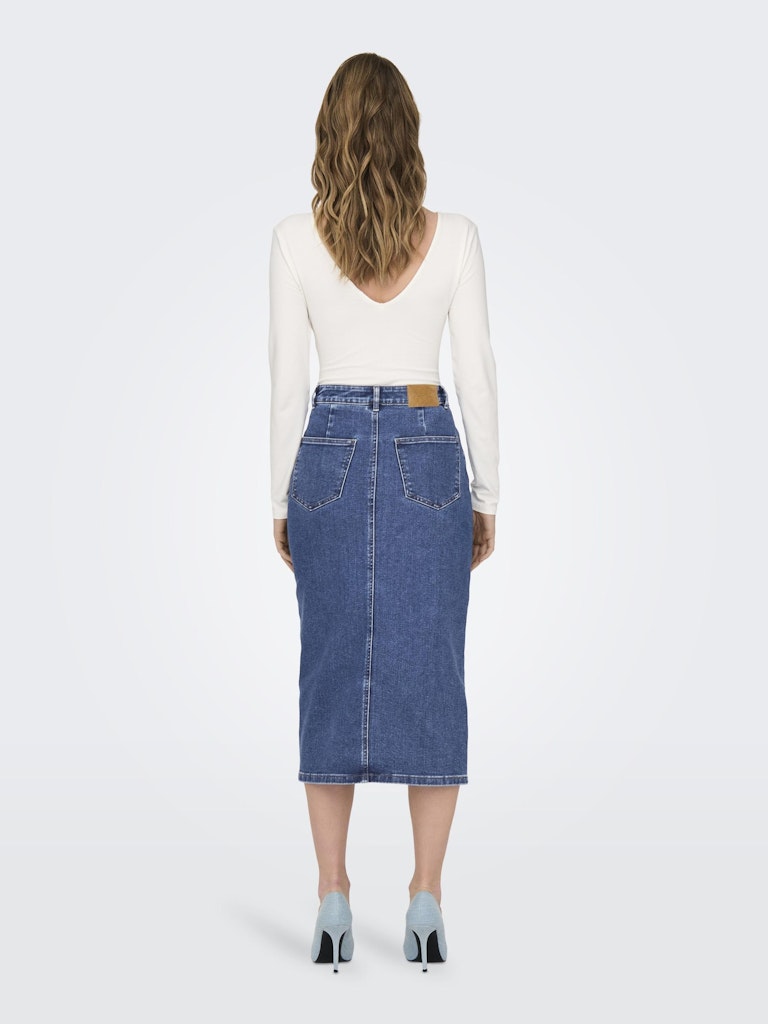 Rokken - Onlsiri Front Slit Skirt Denim Noos - SS25 van Only