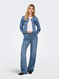 Jeans - Onlgreta Hw Pull Up Wide Denim Pants van Only