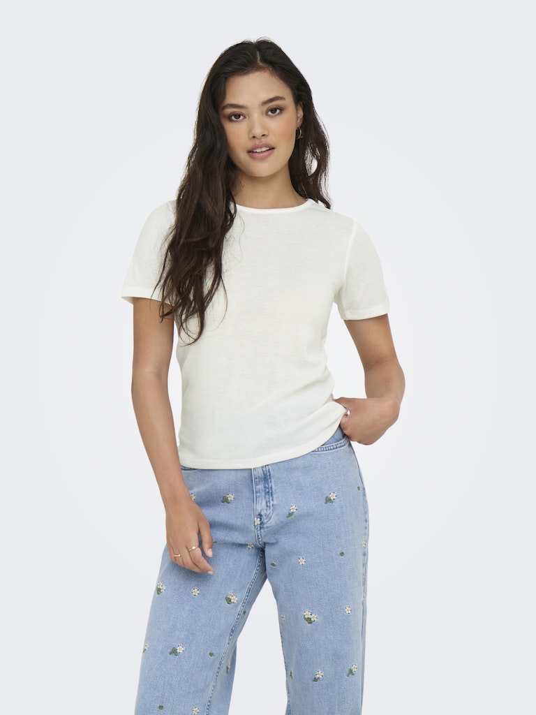 Tops - Onlelli S/S Rib Top van Only
