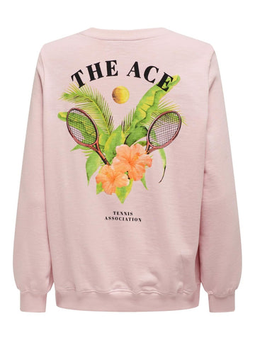 Onljulia L/S Tennis O-Neck Sweater