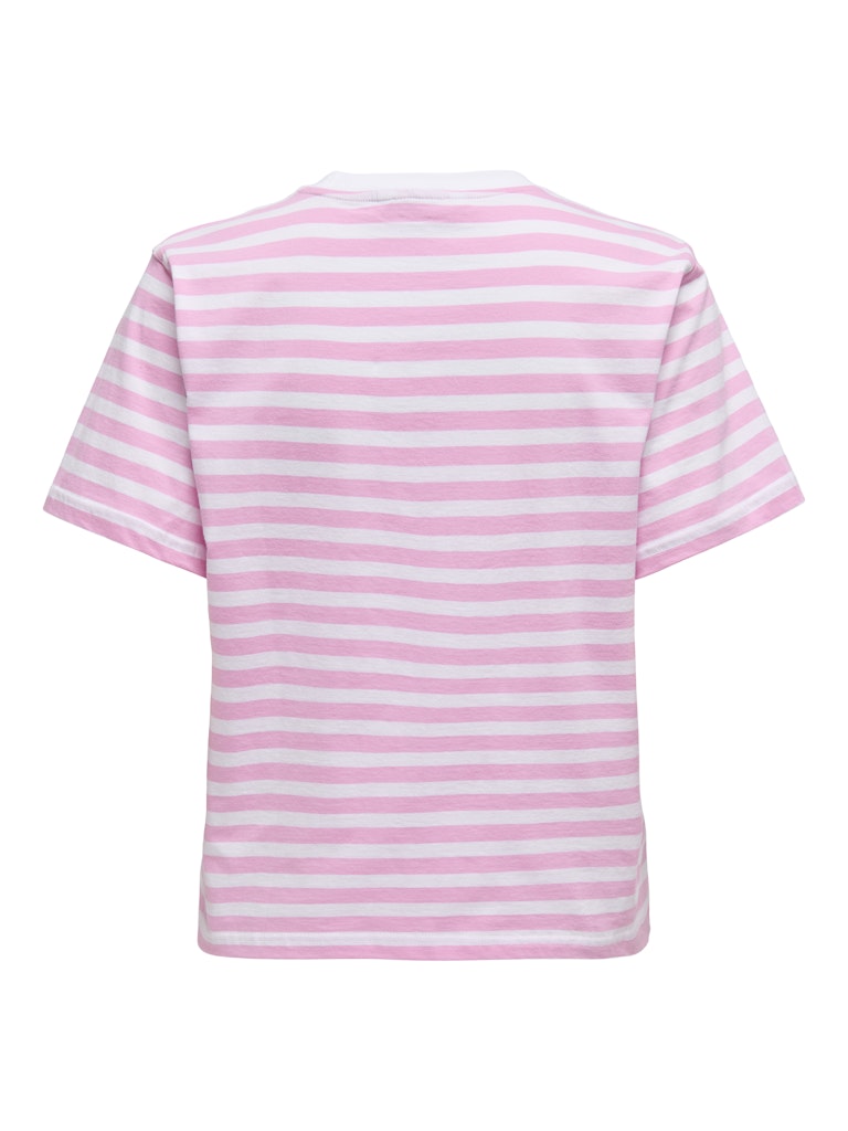 Bonbon Tops - Onllivina S/S Stripe Tee Noos van Only