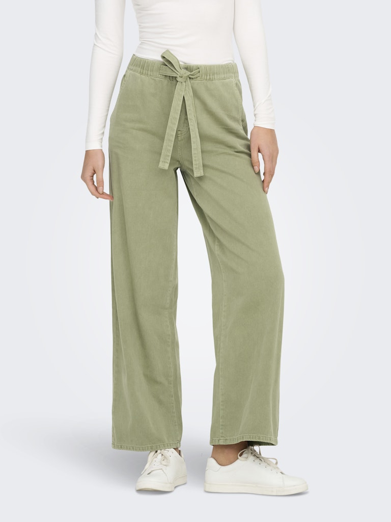 Elm "32 Broeken - Onlsilla Mw Belt Wide Pant van Only