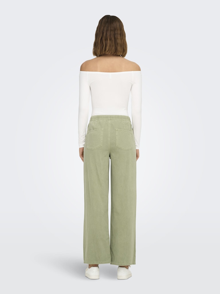 Broeken - Onlsilla Mw Belt Wide Pant van Only