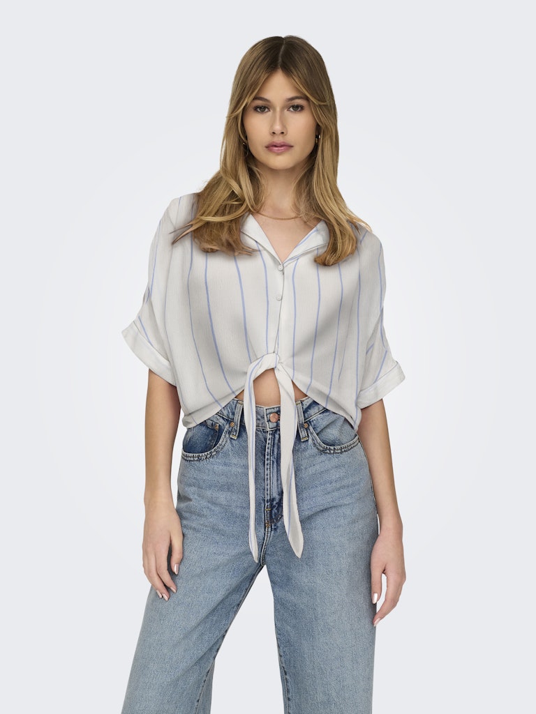 Shirts - Onlpaula Life S/S Tie Shirt Noos van Only