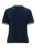 Tops - Onlvicky S/S Terry V-Neck Polo van Only