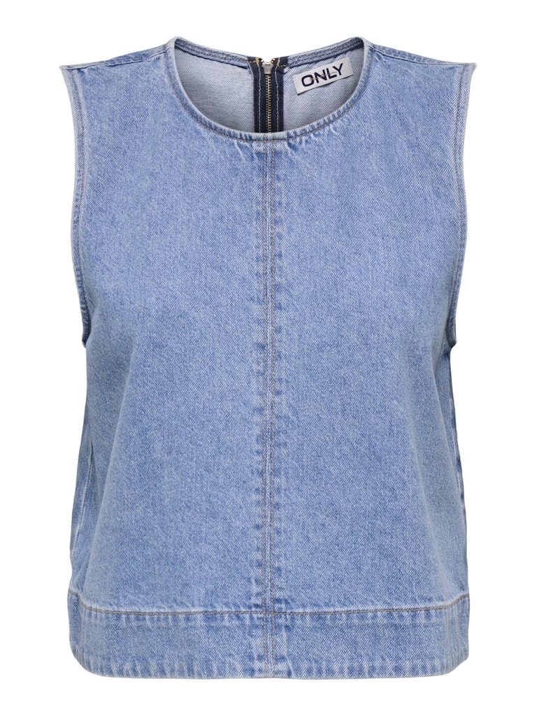 Light Blue Denim Tops - Onldorsi S/L Top Denim van Only