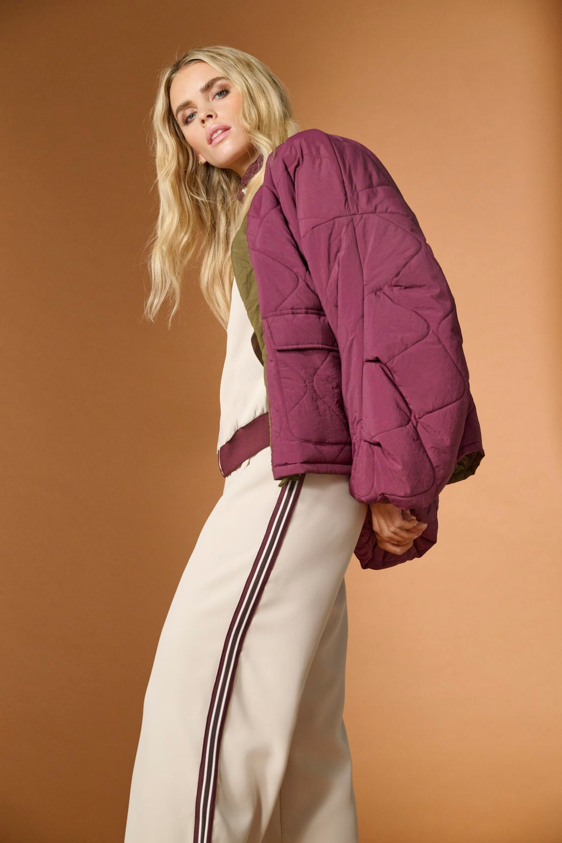 Jassen - Onlkate Reversible Quilt Jacket van Only