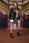 Rokken - Onlaman Denim Boucle Skirt van Only