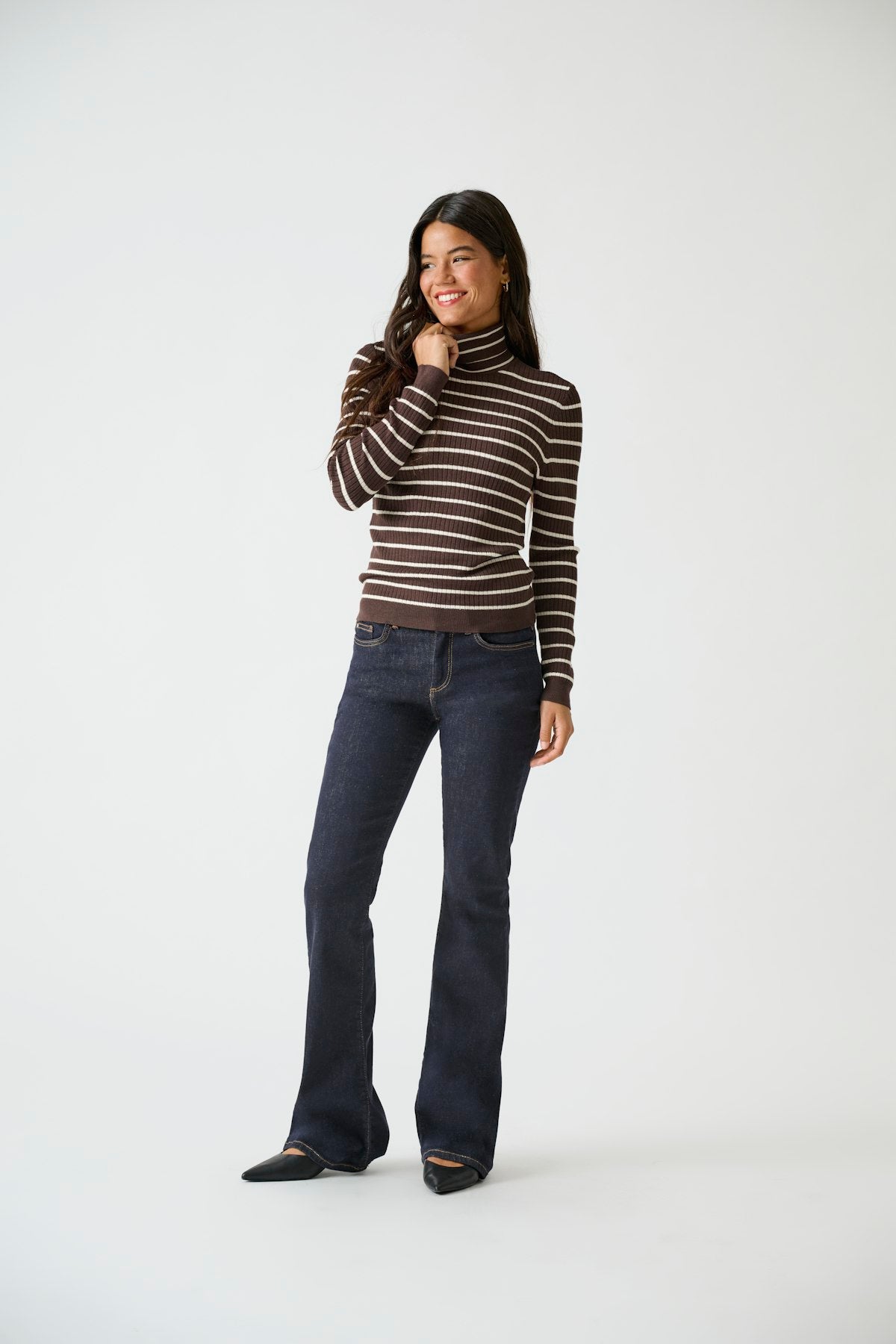 Onlkarol L/S Rollneck Pullover Knit Noos