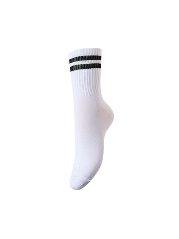 Bright white black ONE SIZE Sokken - Pccally Socks Noos van Pieces