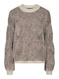 Whitecap gray black Pulls - Pcjenna Ls O-Neck Knit Noos van Pieces