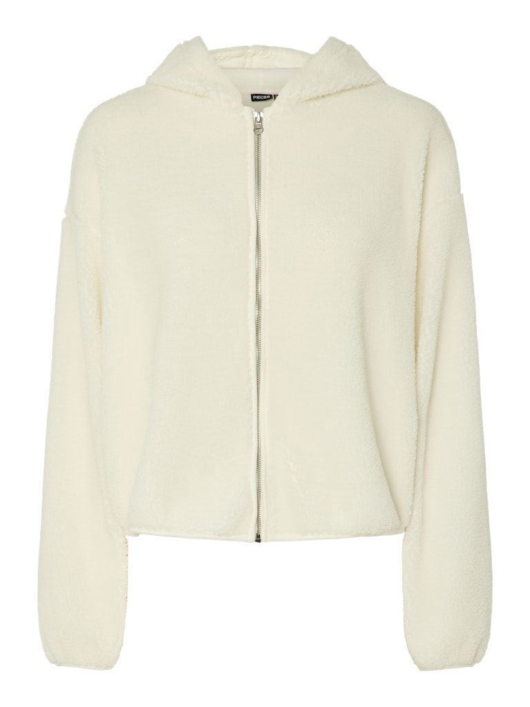 Cloud dancer Jassen - Pcova Teddy Jacket van Pieces