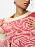 Whitecap Gray_GOJI BERRY Pulls - Pcjenna Ls O-Neck Knit Noos van Pieces