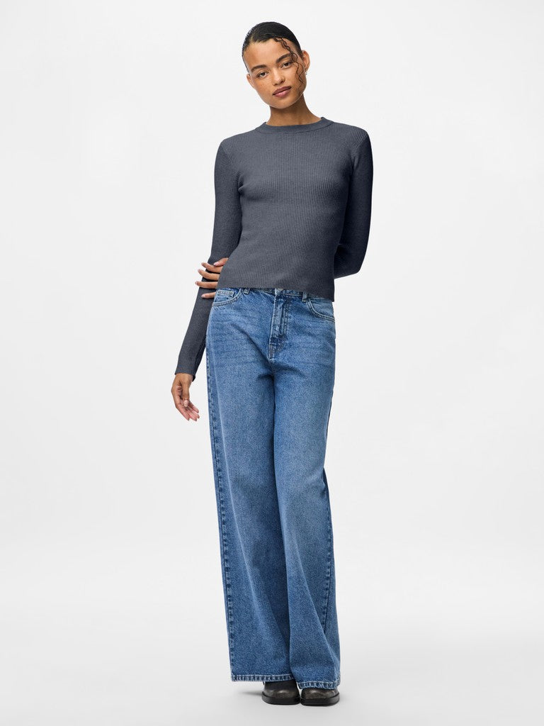 Pcmira New Ls O-Neck Knit Noos