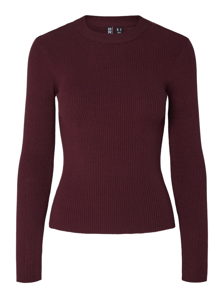 Tawny port Pulls - Pcmira New Ls O-Neck Knit Noos van Pieces