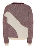 Pulls - Pclinna O-Neck Loose Knit van Pieces