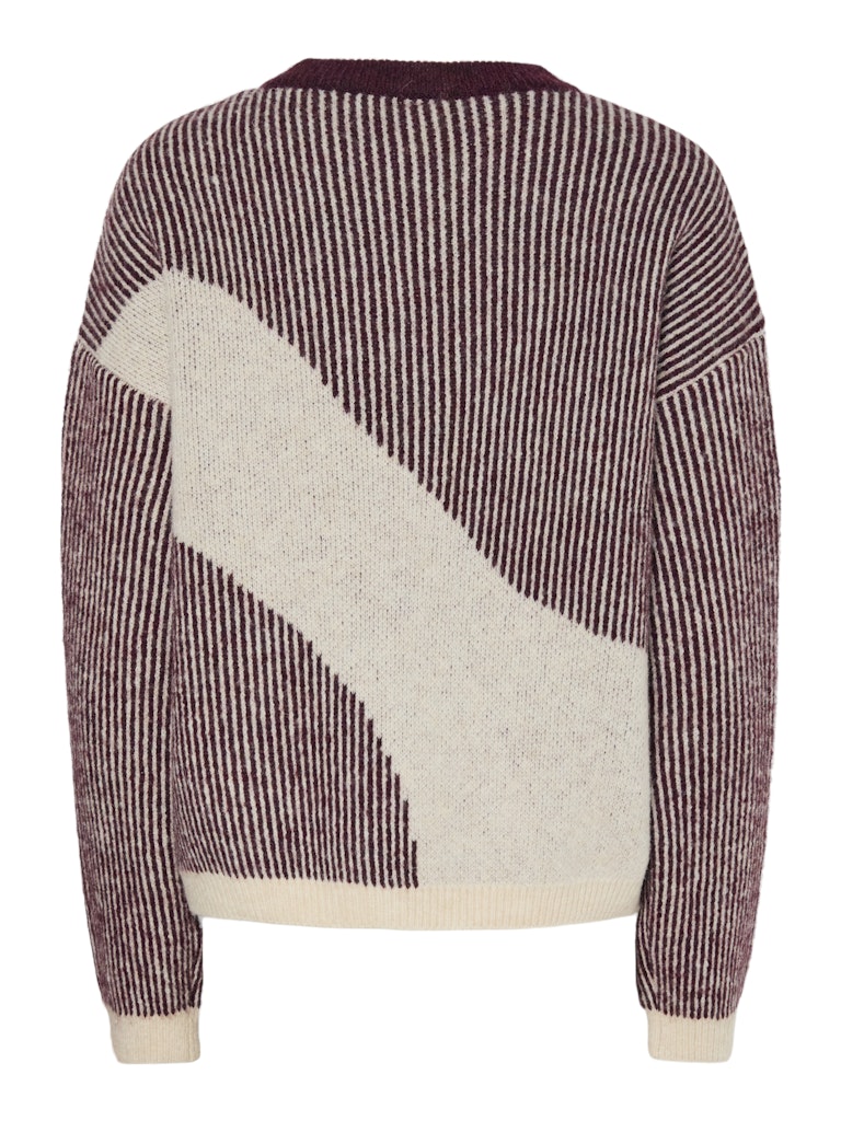 Pulls - Pclinna O-Neck Loose Knit van Pieces