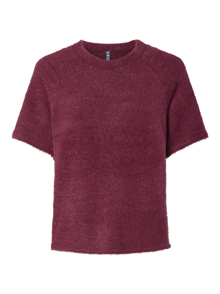 Tawny Port Pulls - Pcovy Ss O-Neck Knit van Pieces