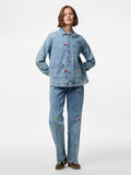 Jassen - Pcjidi Ls Denim Shacket van Pieces