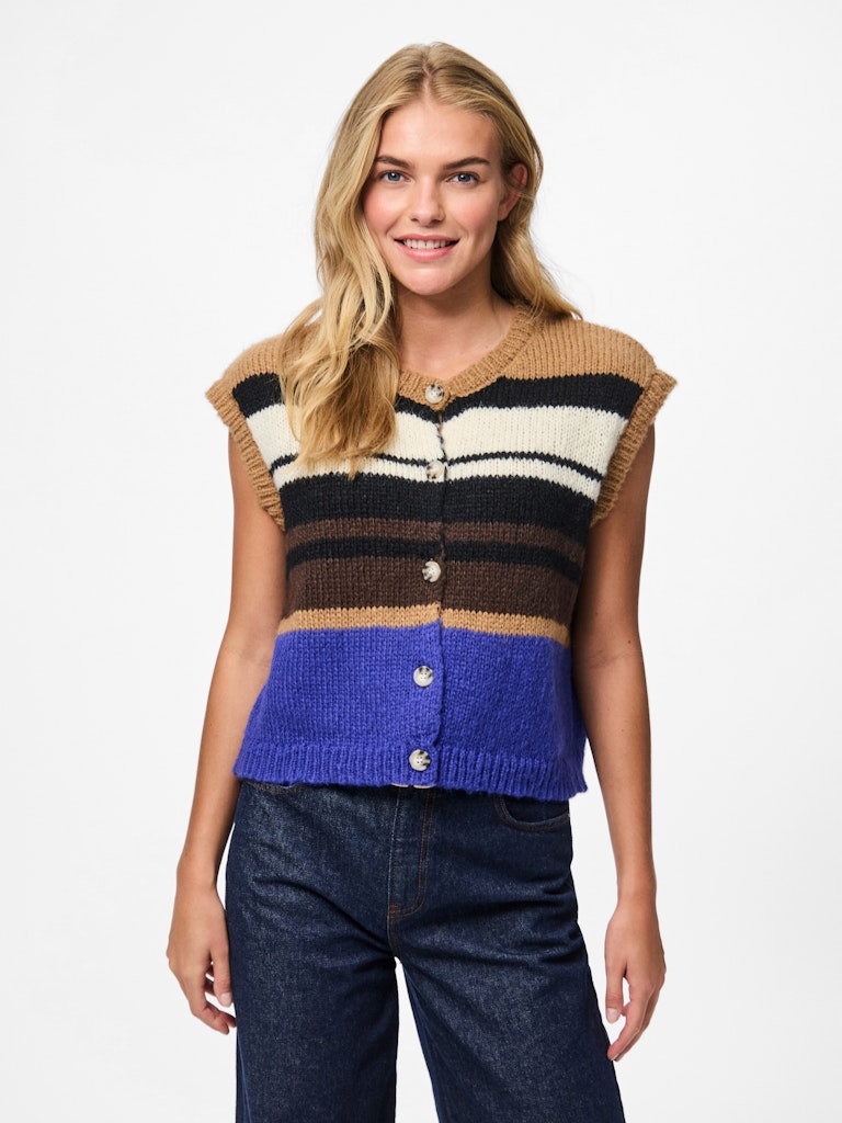 Cardigans - Pcjida Sl O-Neck Knit Gillet van Pieces
