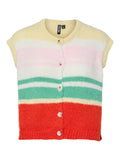 French vanilla Cardigans - Pcjida Sl O-Neck Knit Gillet van Pieces