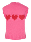 Pulls - Pcjove Sl O-Neck Knit Vest van Pieces