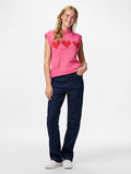 Pulls - Pcjove Sl O-Neck Knit Vest van Pieces