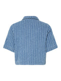 Shirts - Pcmalba Ss Denim Shirt van Pieces