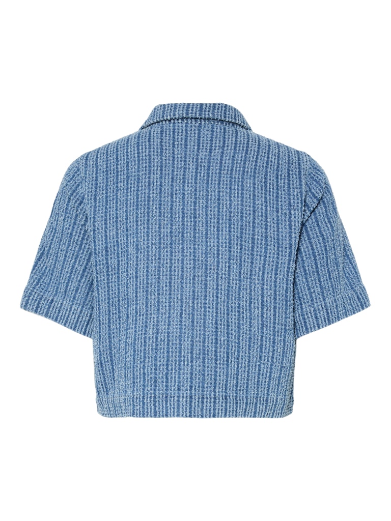 Shirts - Pcmalba Ss Denim Shirt van Pieces