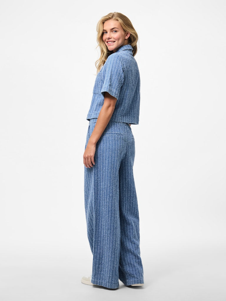 Shirts - Pcmalba Ss Denim Shirt van Pieces