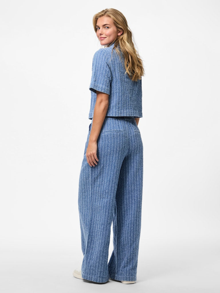 Jeans - Pcmalba Hw Wide Denim Pants van Pieces