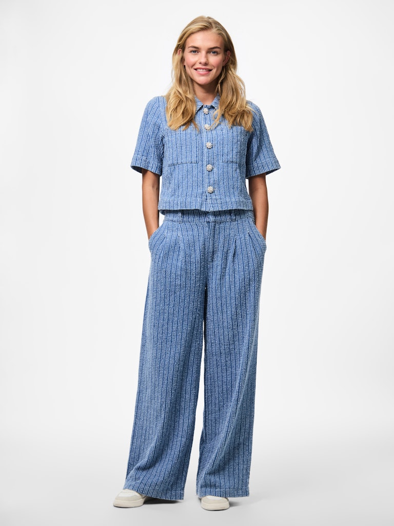 Jeans - Pcmalba Hw Wide Denim Pants van Pieces