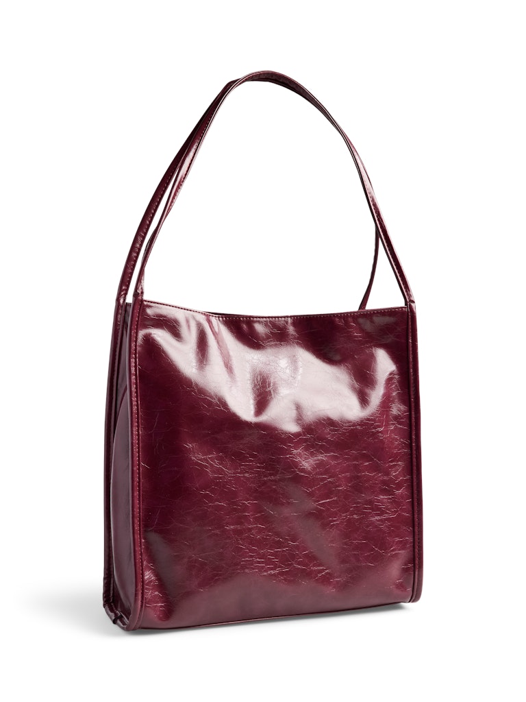Tassen - Pcmalou Patent Shopping Bag van Pieces
