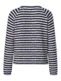 Pulls - Pcmalou Ls O-Neck Stripe Cardigan van Pieces