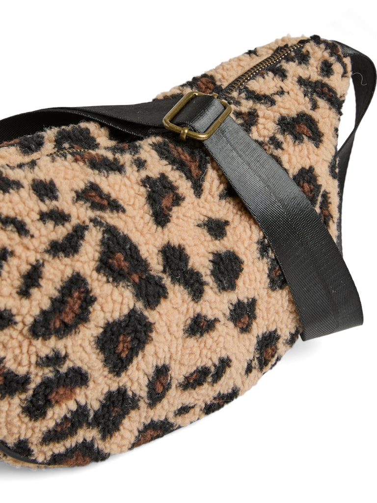 Beige ONE SIZE Tassen - Pcamanda Teddy Leo Cross Body van Pieces