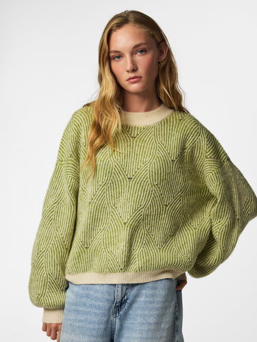 Pcjenna Ls O-Neck Knit Noos - AW26
