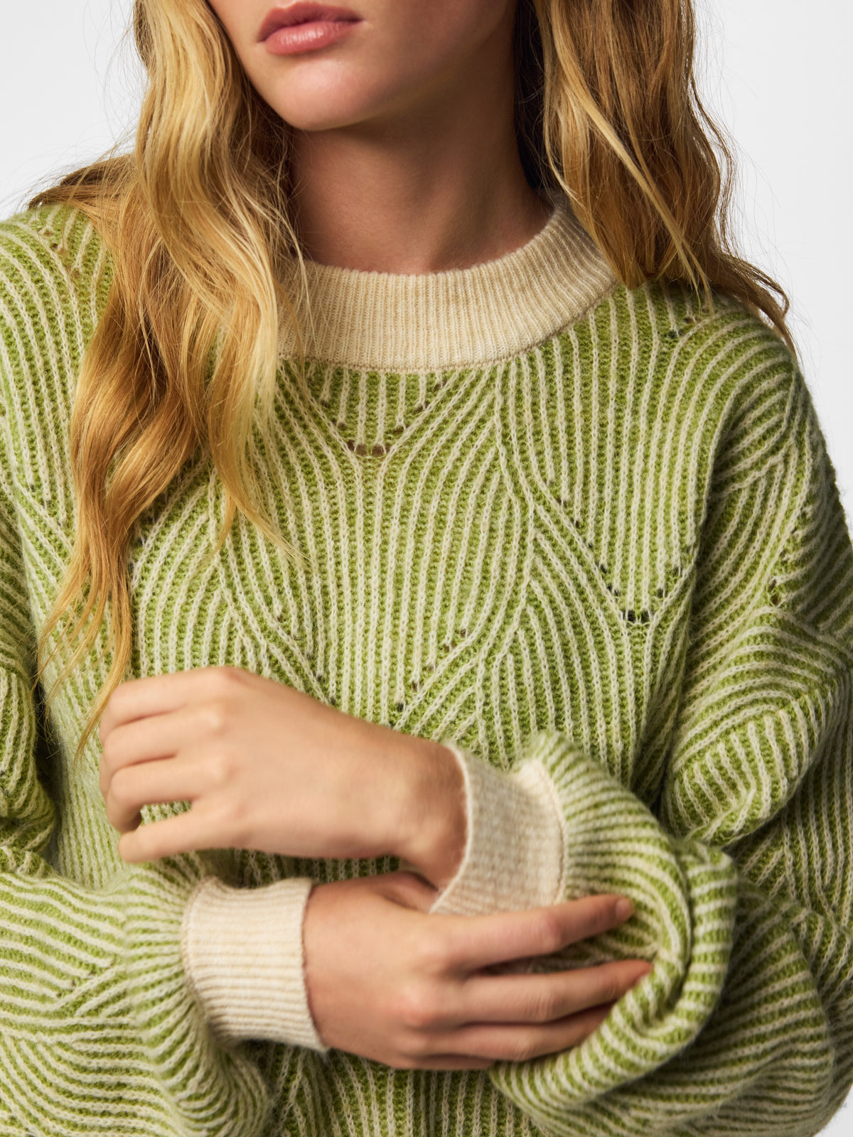 Pcjenna Ls O-Neck Knit Noos - AW26