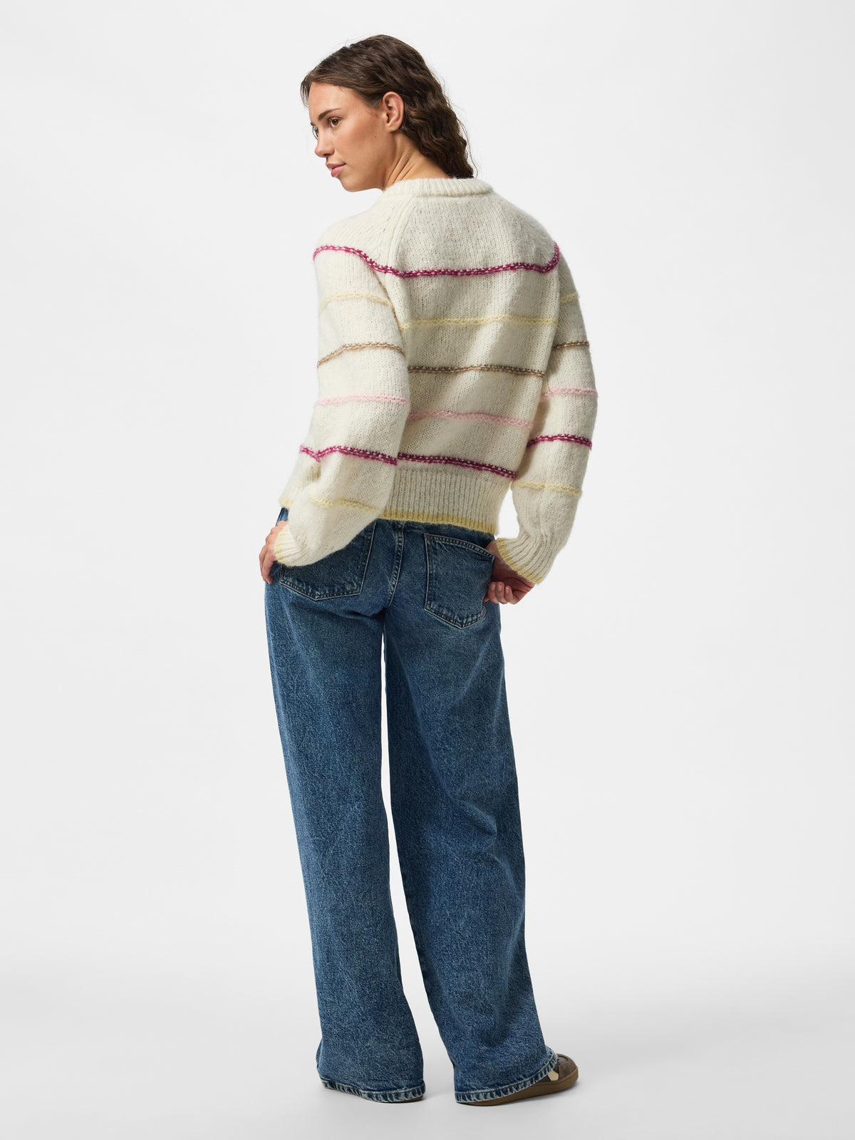 Pcnelia Ls O-Neck Knit Noos - AW26