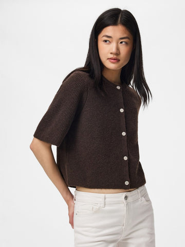 Pcsilly Ss O-Neck Knit Cardigan Noos - AW26