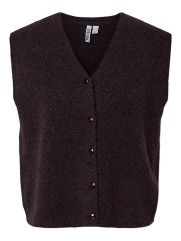 Pcelly Sl Knitted V-Neck Vest
