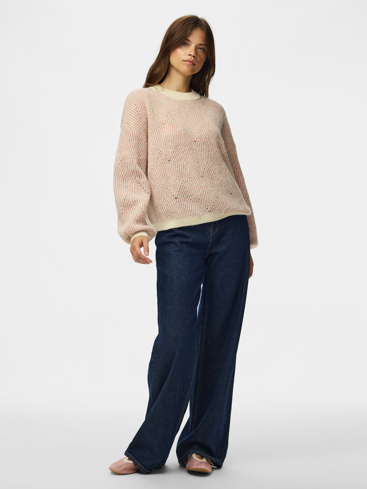 Pcjenna Ls O-Neck Knit Noos - AW26