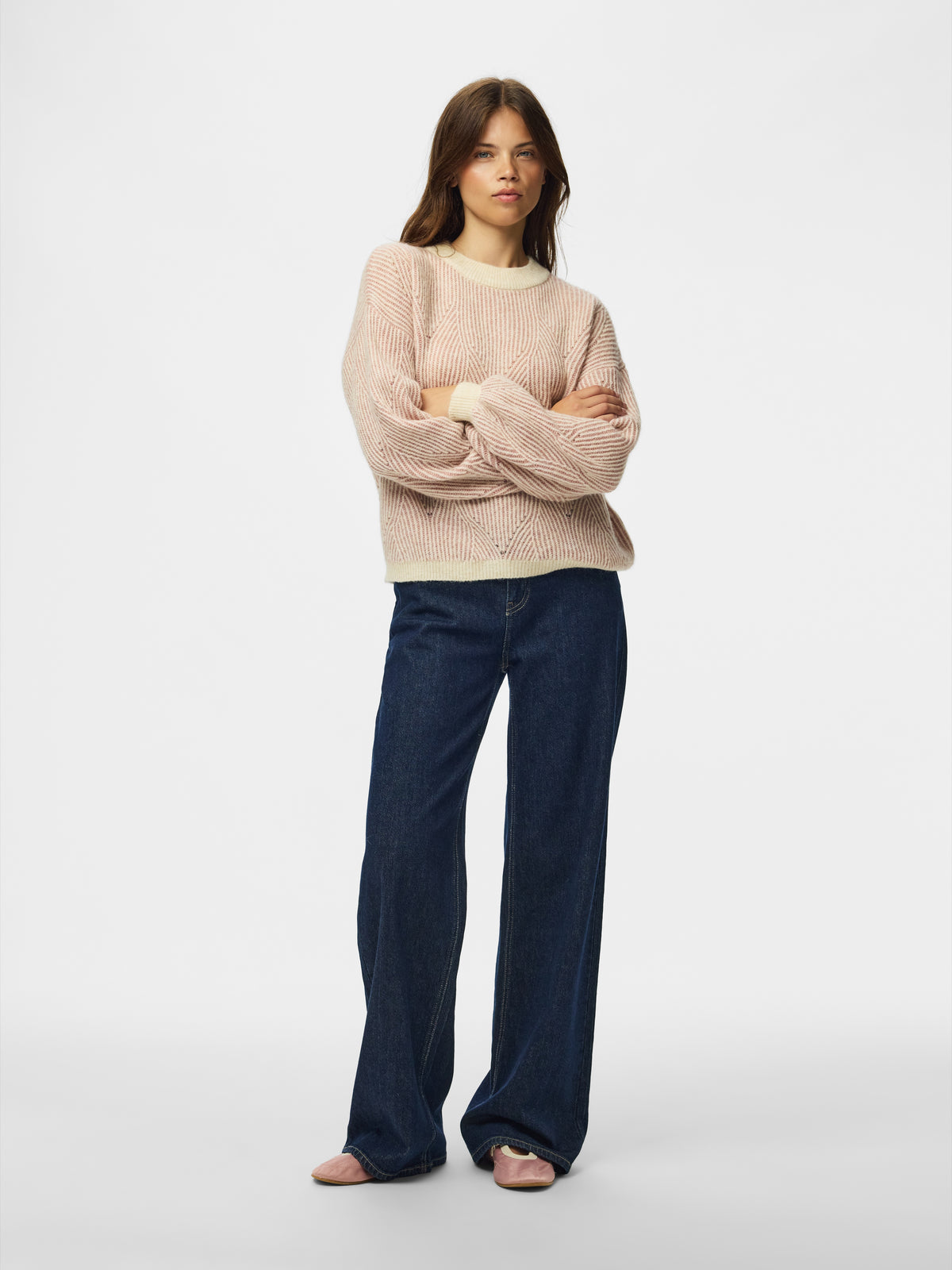 Pcjenna Ls O-Neck Knit Noos - AW26