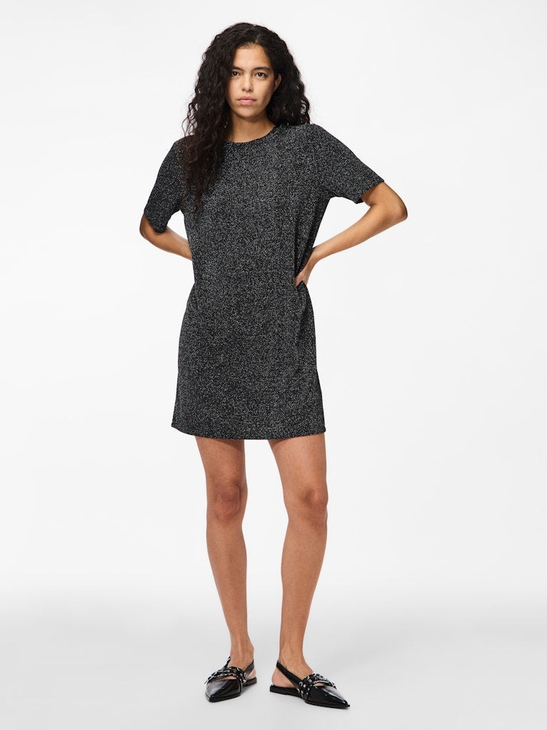 Jurken - Pclina Ss O-Neck Short Dress van Pieces