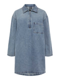 Jurken Pcrene Ls Denim Dress van Pieces