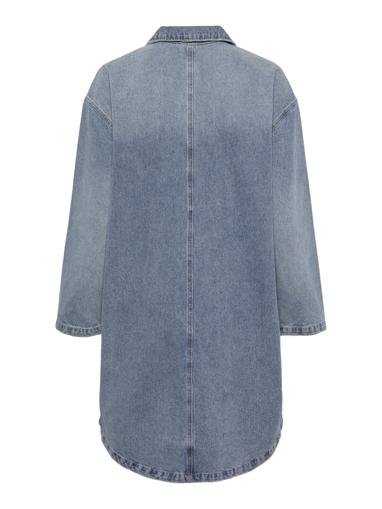 Jurken Pcrene Ls Denim Dress van Pieces